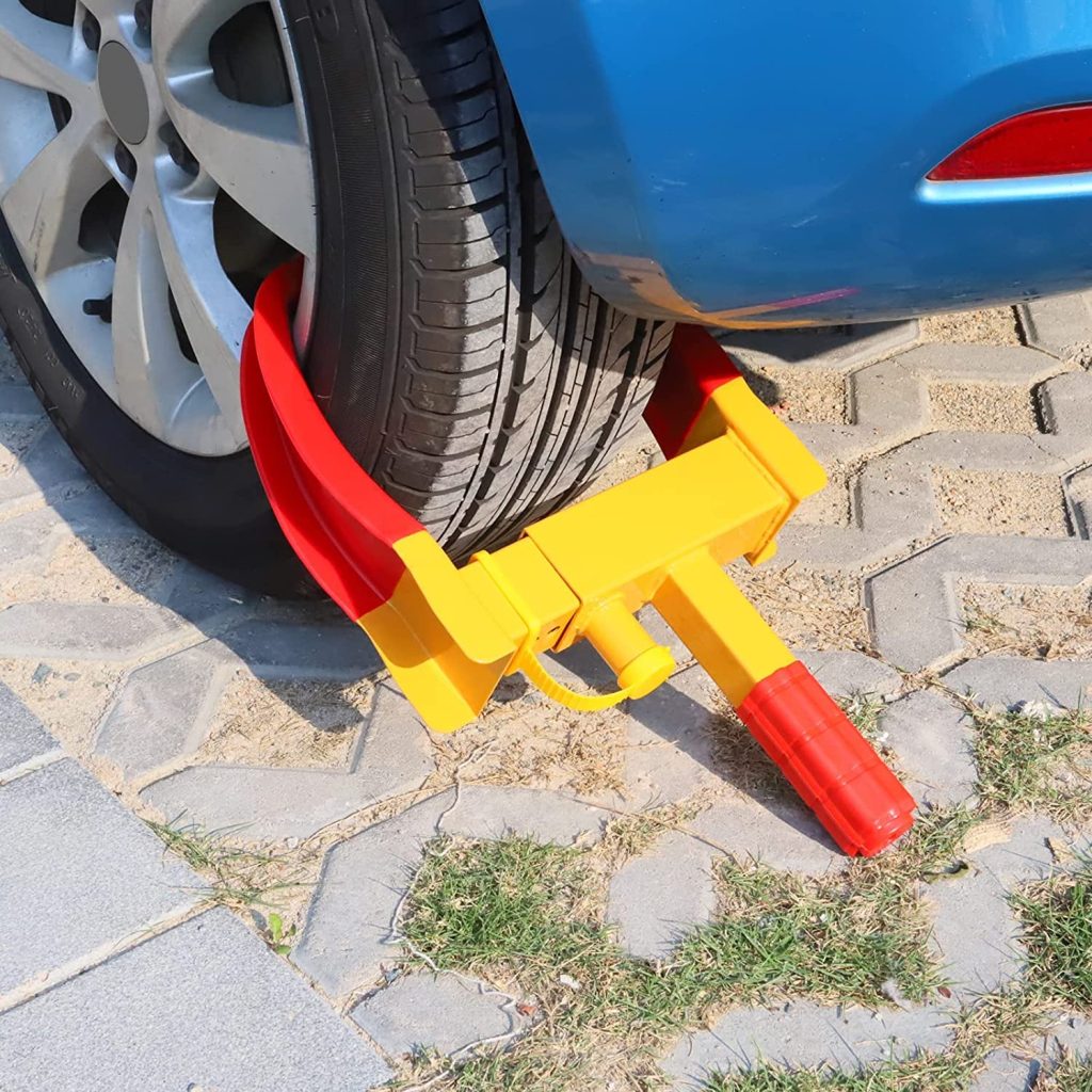 AutoBizarre Anti-Theft Heavy Duty Metal Body Wheel Security Lock