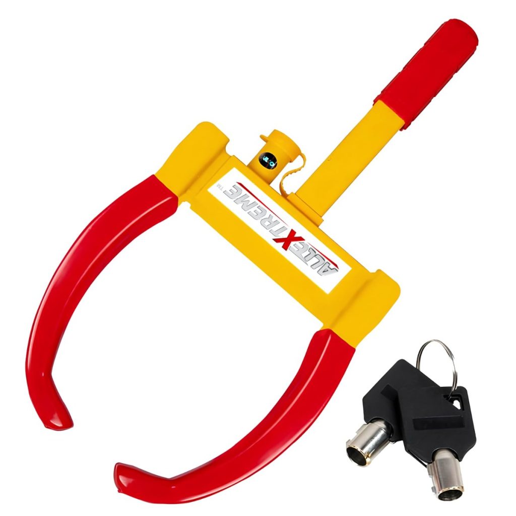 AllExtreme CQ6994B Heavy Duty Anti Theft Wheel Lock Clamp