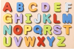 Woodmechanic Wooden Alphabet Learning Toy