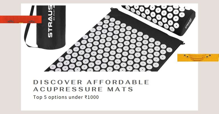 Top 5 Acupressure Mats Under ₹1000