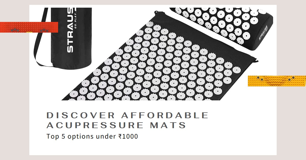Top 5 Acupressure Mats Under ₹1000