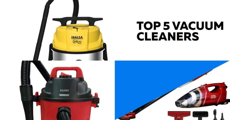 Top 5 Vacuum Cleaners under ₹5000